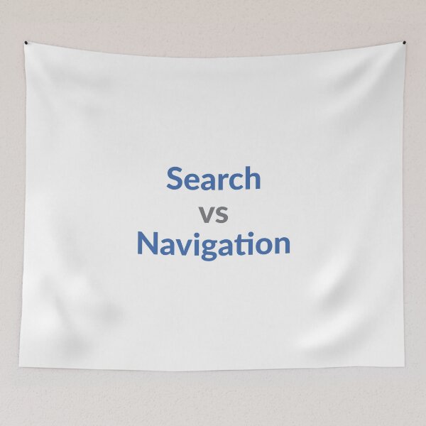Item preview, Search vs Navigation designed and sold by UXUI-LAB.