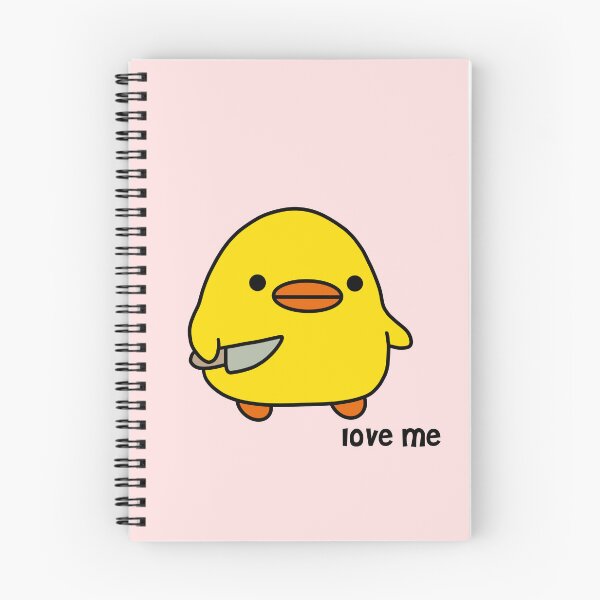 Item preview, duck with knife - love me version | kawaii duck | knife duck designed and sold by smileyfriend.