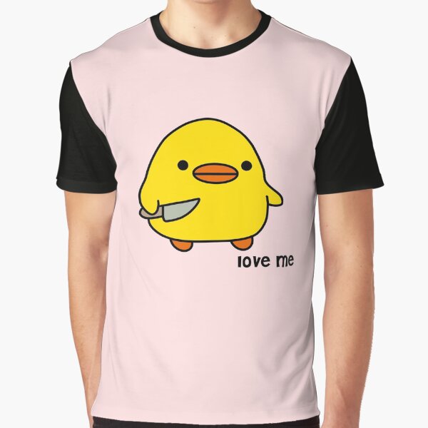Item preview, duck with knife - love me version | kawaii duck | knife duck designed and sold by smileyfriend.