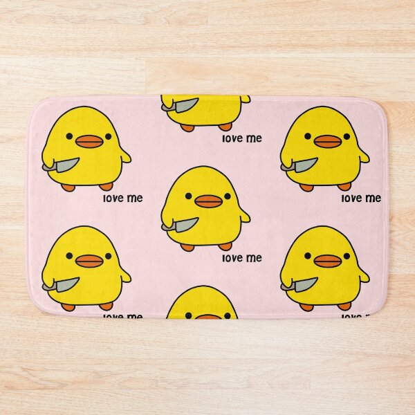 Item preview, duck with knife - love me version | kawaii duck | knife duck designed and sold by smileyfriend.