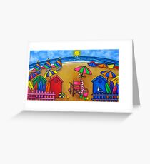 Beach Colours Greeting Card