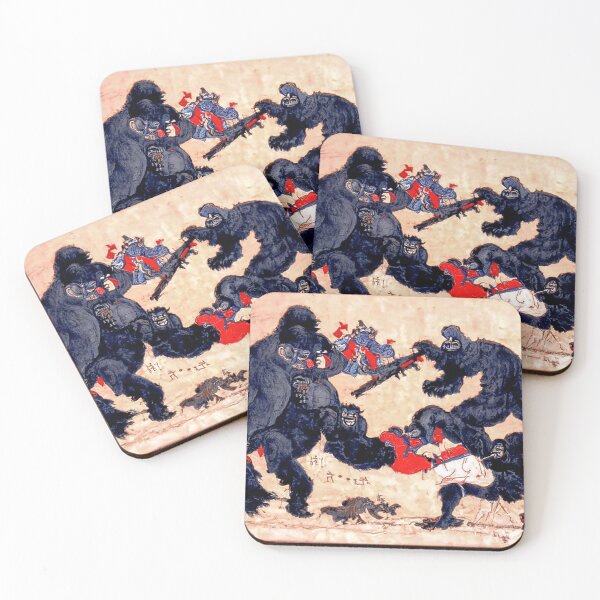 Item preview, Gorilla warfare in feudal japan designed and sold by ethansmith2000.