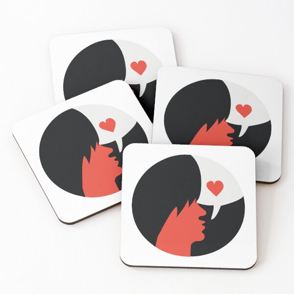 Item preview, Hipster saying 'I Love You' | Illustration designed and sold by Pulpman.