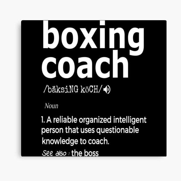 Item preview, Boxing coach  - for coaching lovers designed and sold by TeesLina.
