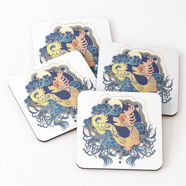 Item preview, Chinese Zodiac Golden Dragon illustrated in Chinese Style designed and sold by xdashu.