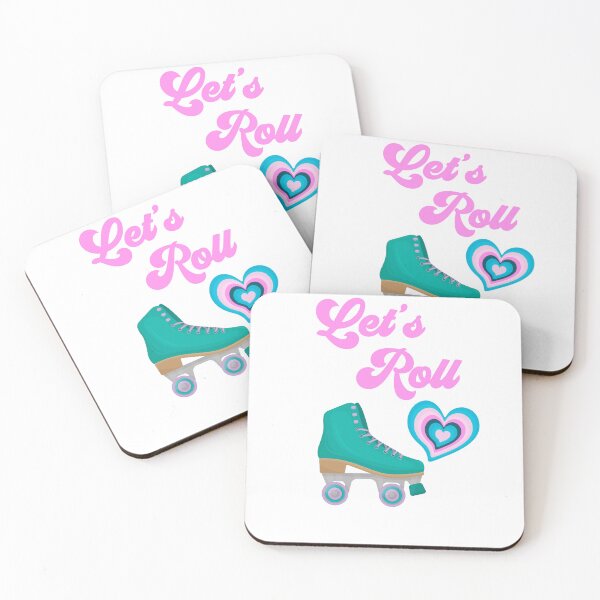 Item preview, Let's Roll Retro Rollerskating designed and sold by HappyLifeCreate.