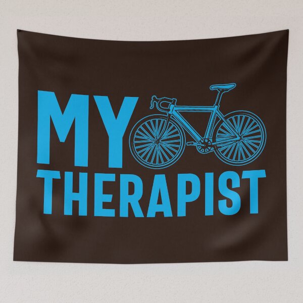 Item preview, My Therapist | Mountain Biking | Cycling Retro designed and sold by KrisSidDesigns.