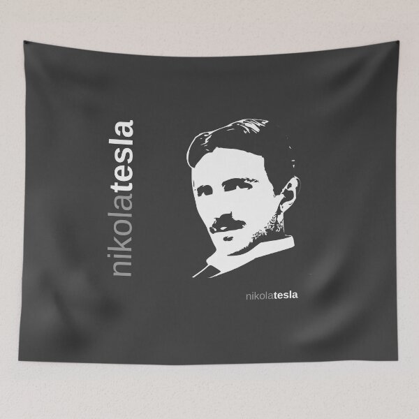 Item preview, Classic Nikola Tesla poster designed and sold by CMYKStudio.