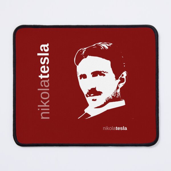 Item preview, Classic Nikola Tesla poster(red) designed and sold by CMYKStudio.