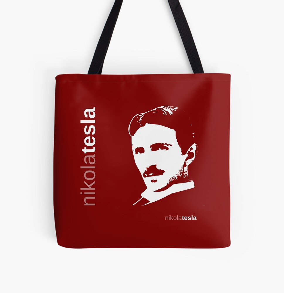 Classic Nikola Tesla poster(red) Backpack