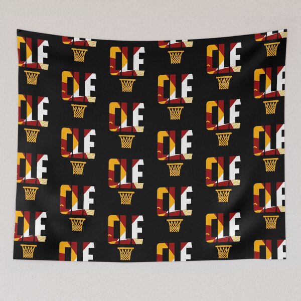 Item preview, CLE Retro Basketball Red designed and sold by concordbred.