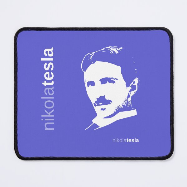 Item preview, Classic Nikola Tesla poster(indigo) designed and sold by CMYKStudio.