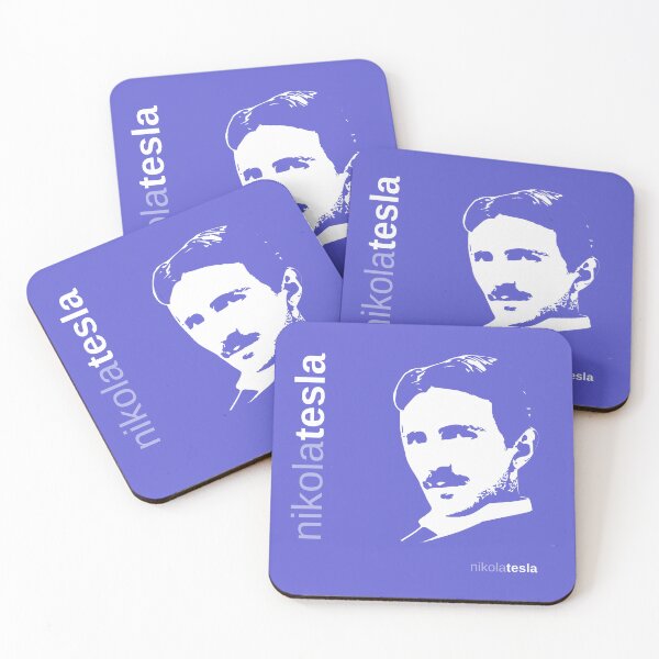 Item preview, Classic Nikola Tesla poster(indigo) designed and sold by CMYKStudio.