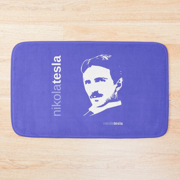 Item preview, Classic Nikola Tesla poster(indigo) designed and sold by CMYKStudio.