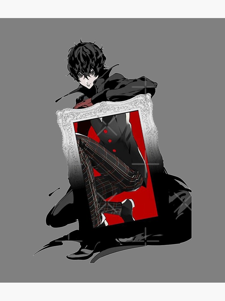 JOKER PERSONA 5' Poster, picture, metal print, paint by black kizz