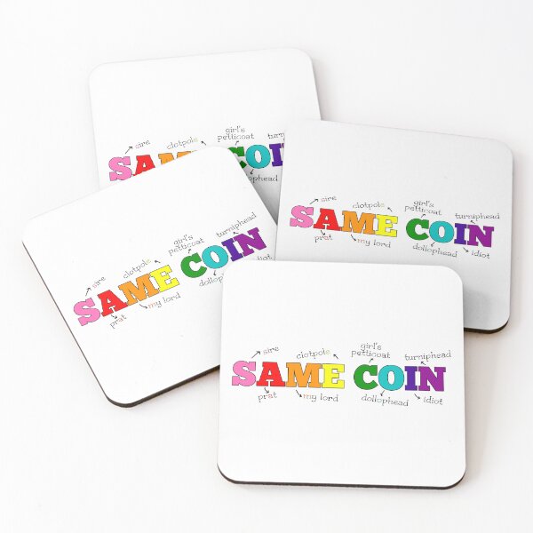 Item preview, Merthur Two Sides of the Same Coin Pride Edition designed and sold by LovesickLobotomy.