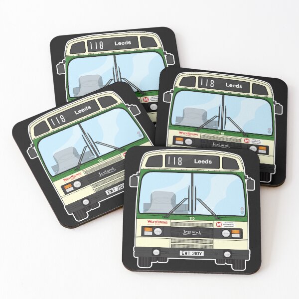 Item preview, West Riding Leyland National mk2 EWT210Y Retro Illustration designed and sold by BFXIII.