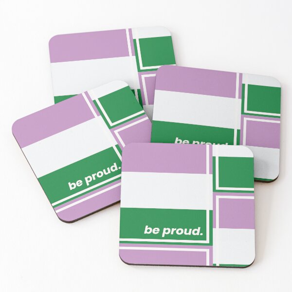Item preview, Genderqueer Flag LGBT Flag Pride Love designed and sold by StickerbashCo.