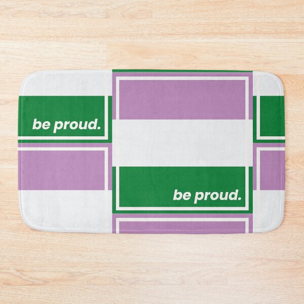 Item preview, Genderqueer Flag LGBT Flag Pride Love designed and sold by StickerbashCo.