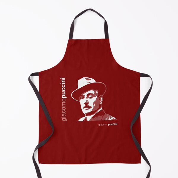 Item preview, Classic Giacomo Puccini poster (red) designed and sold by CMYKStudio.
