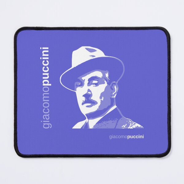 Item preview, Classic Giacomo Puccini poster (indigo) designed and sold by CMYKStudio.