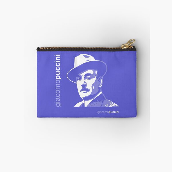 Item preview, Classic Giacomo Puccini poster (indigo) designed and sold by CMYKStudio.