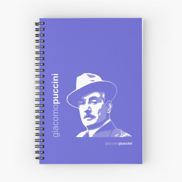 Item preview, Classic Giacomo Puccini poster (indigo) designed and sold by CMYKStudio.