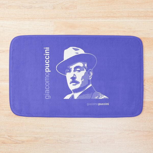 Item preview, Classic Giacomo Puccini poster (indigo) designed and sold by CMYKStudio.