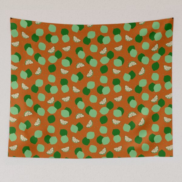 Item preview, Green Lime Fruit Pattern designed and sold by Hic21.