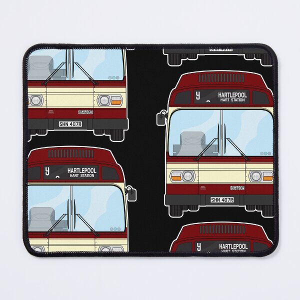 Item preview, Hartlepool Corporation Transport Leyland National mk1 SHN407R Retro Illustration designed and sold by BFXIII.