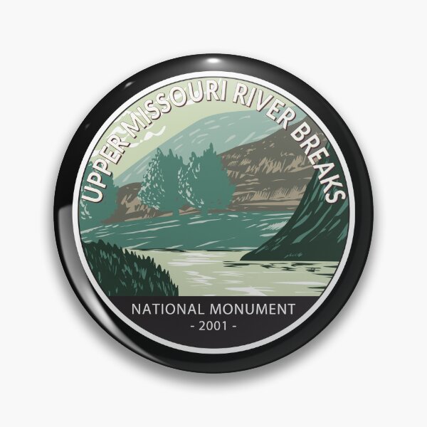 Artikelvorschau, Der Upper Missouri River durchbricht das National Monument Montana Circle entworfen und verkauft von KrisSidDesigns.