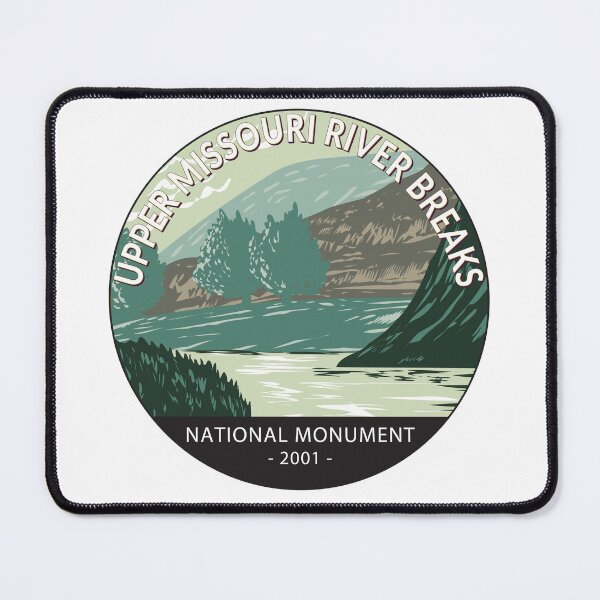Item preview, Upper Missouri River Breaks National Monument Montana Circle designed and sold by KrisSidDesigns.