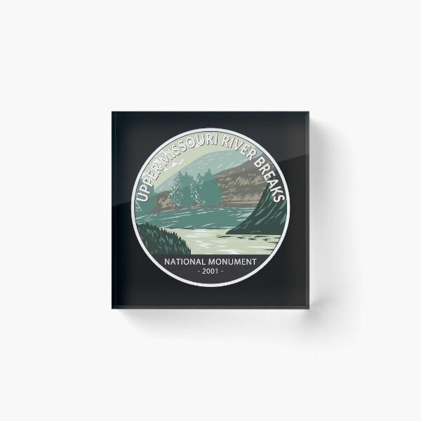 Item preview, Upper Missouri River Breaks National Monument Montana Circle designed and sold by KrisSidDesigns.
