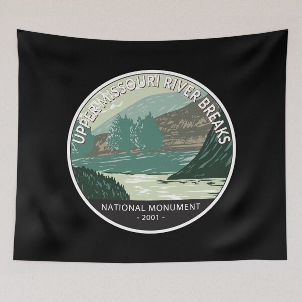 Item preview, Upper Missouri River Breaks National Monument Montana Circle designed and sold by KrisSidDesigns.