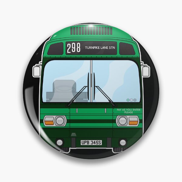 Item preview, London Country North East Leyland National mk1 UPB345S Retro Illustration designed and sold by BFXIII.