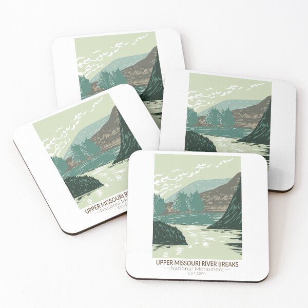 Item preview, Upper Missouri River Breaks National Monument Montana Vintage designed and sold by KrisSidDesigns.