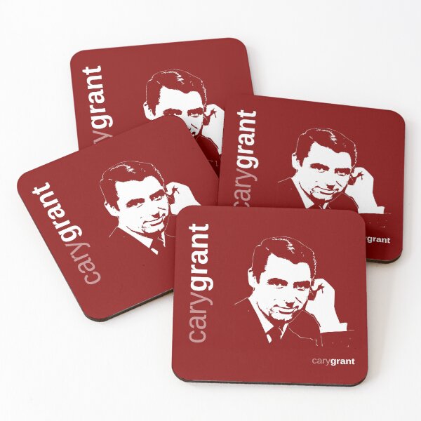 Item preview, Classic Cary Grant poster (red) designed and sold by CMYKStudio.