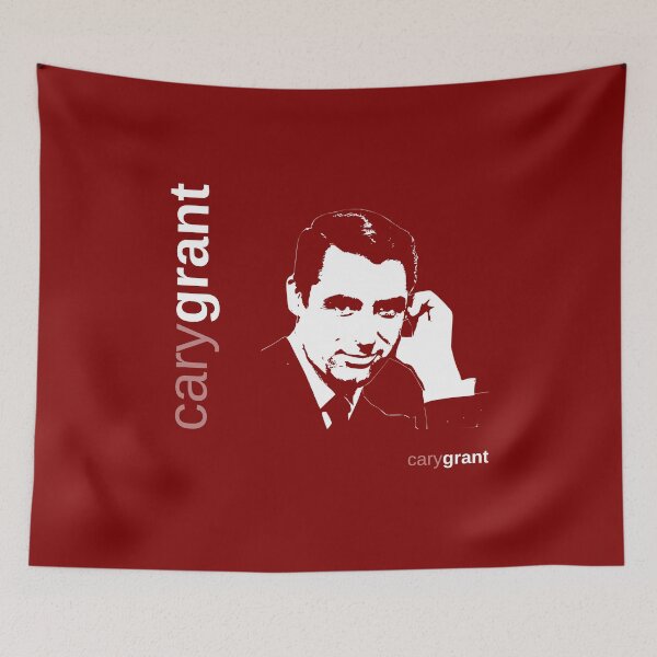 Item preview, Classic Cary Grant poster (red) designed and sold by CMYKStudio.