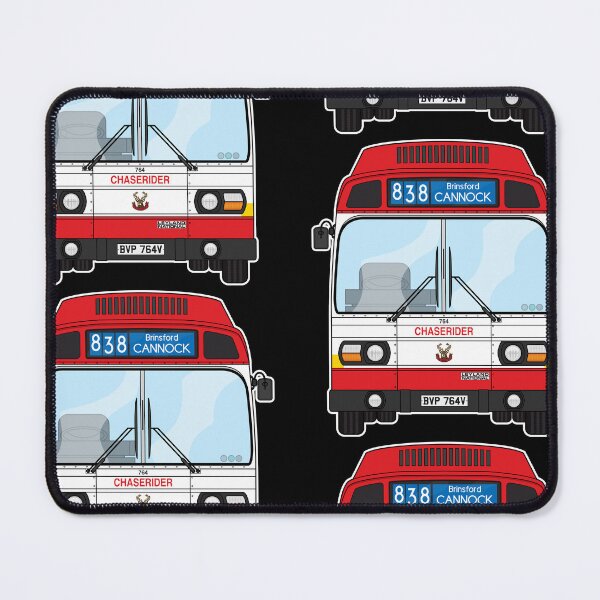 Item preview, Midland Red North Chaserider Leyland National mk1 764 BVP764V Retro Illustration designed and sold by BFXIII.