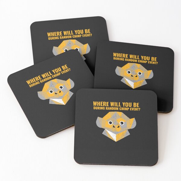 Item preview, Where Will You Be During Random Chimp Event designed and sold by art-fox.