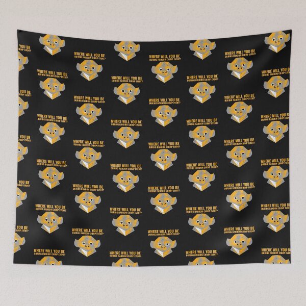 Item preview, Where Will You Be During Random Chimp Event designed and sold by art-fox.