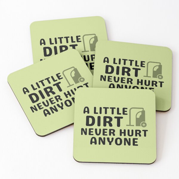 Item preview, A Little Dirt Never Hurt Anyone Crazy Cleaning Lady Crew designed and sold by SavvyCleaner.