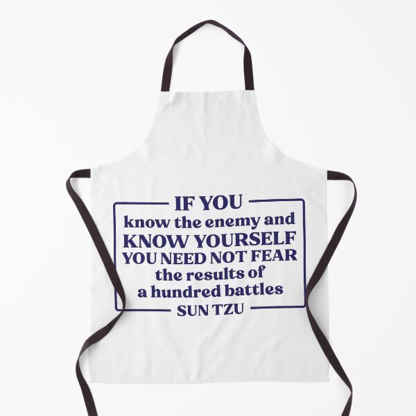 Item preview, Sun Tzu Quote If You Know The Enemy designed and sold by KrisSidDesigns.
