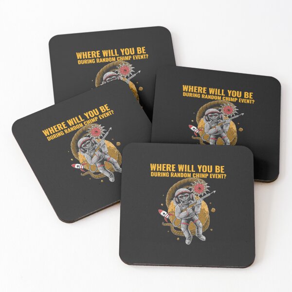 Item preview, Where Will You Be During Random Chimp Event designed and sold by art-fox.
