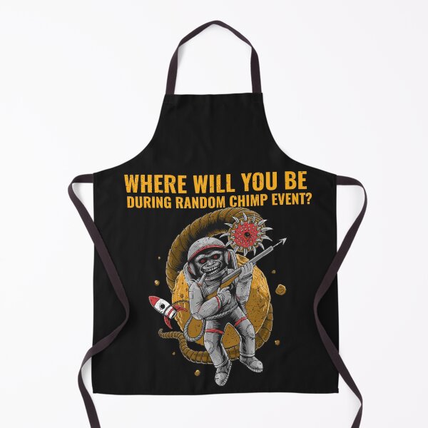 Item preview, Where Will You Be During Random Chimp Event designed and sold by art-fox.