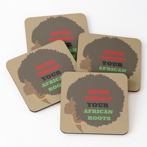 Item preview, Never Forget Your African Roots - Beautiful Black Woman Wearing Glorious Afro/ Fitting design for African’s/black culture enthusiasts, African abstract art fans  designed and sold by haRexia.