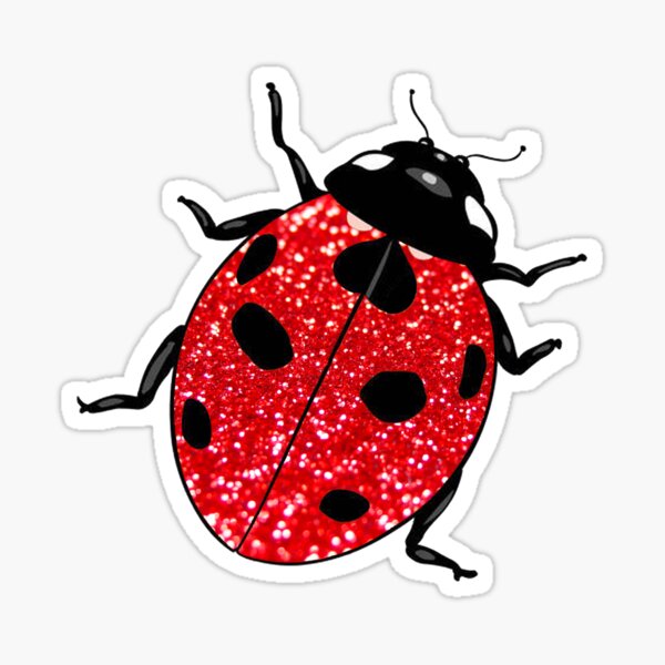 Ladybug Lady Bug Larger Stickers FREE SHIP - Inspire Uplift