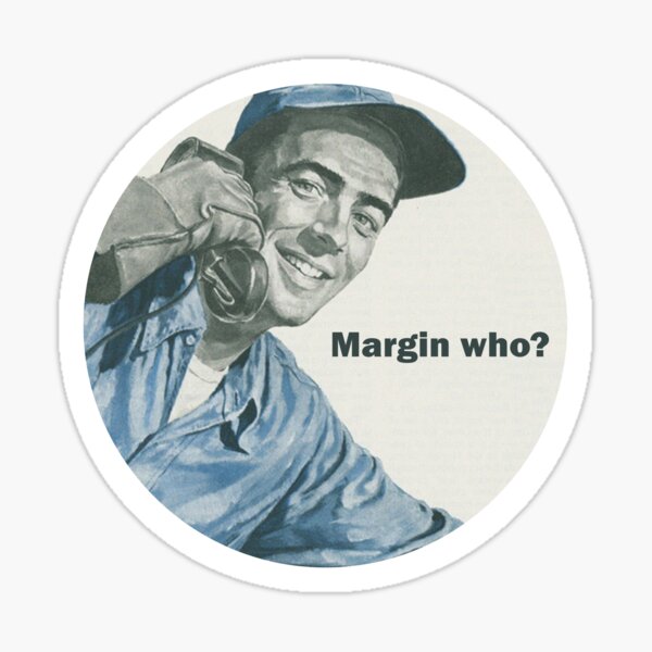 Item preview, Margin Who? designed and sold by DesignsByER.