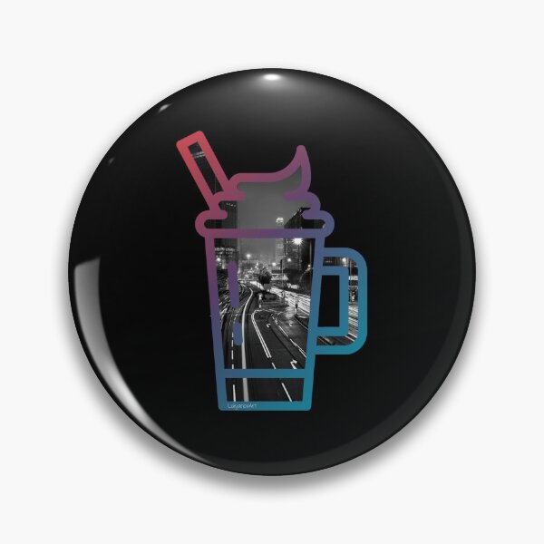 Item preview, Iced frappe coffee busy cityscape road designed and sold by LukjanovArt.