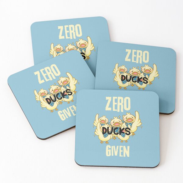 Item preview, Punny Funny Ducks- Zero Ducks Given- Angry Ducks designed and sold by Mumzy2many.